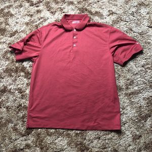 Nike Golf Polo Shirt Mens Large Dri Fit Short Sleeve Performance Blend